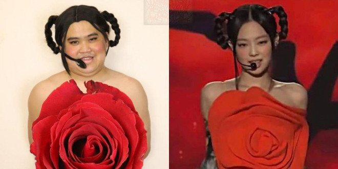 Anh chàng còn cosplay cả nữ ca sĩ Jennie BlackPink