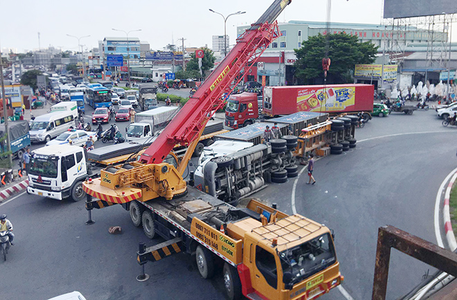 Nhiều người may mắn thoát nạn nhưng một phen kinh hoàng