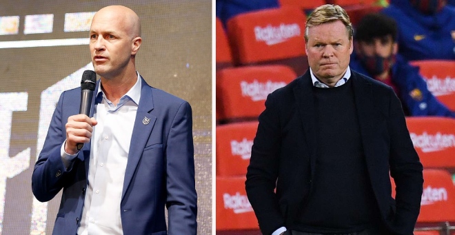 Jordi Cruyff là ứng viên số 1 thay thế Koeman