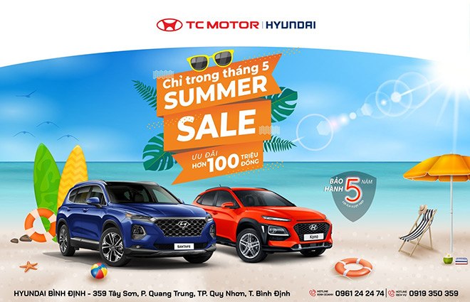 Tham gia chương trình “Summer Sale” tháng 05/2021 cùng Hyundai Bình Định - 1