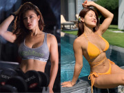 Thể thao - Hot girl tập Gym vòng ba 98 cm Tâm Tây giảm 18kg, giành HCV bikini fitness