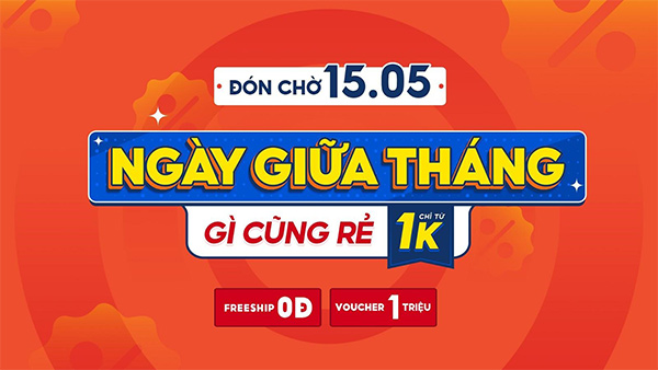 Shopee: “15.5 - Ngày giữa tháng gì cũng rẻ” - 1
