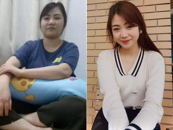 Mai Phương trước và sau khi giảm cân thành công