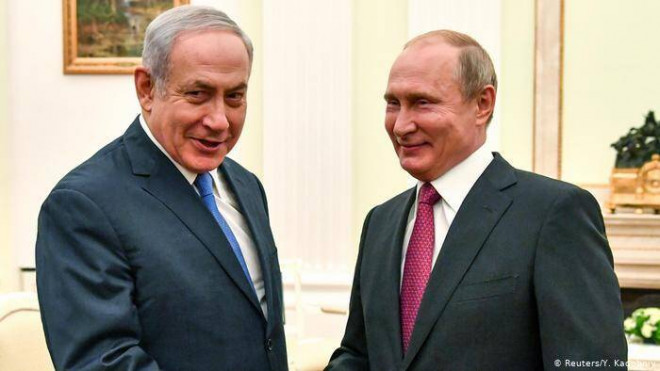 Tổng thống Nga Vladimir Putin có quan hệ thân thiết với Thủ tướng Israel Benjamin Netanyahu