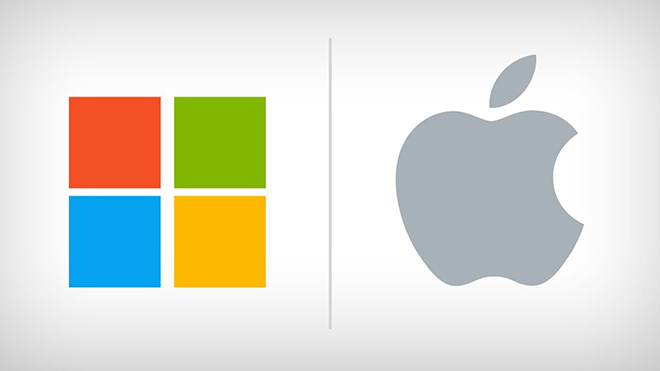 Apple và Microsoft đang dần chuyển sang thế đối đầu.