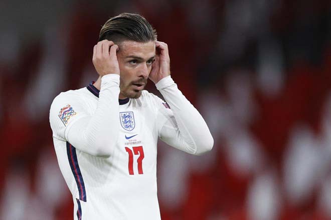 Jack Grealish đang đứng trước nguy cơ không có suất dự EURO cùng ĐT Anh