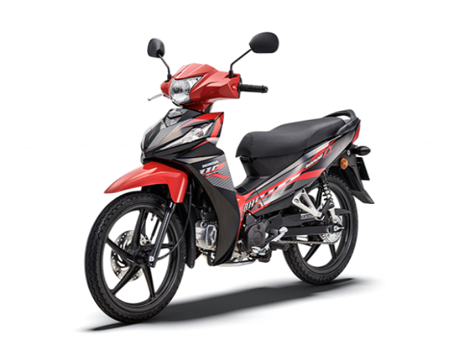 Honda Wave Alpha tại Malaysia có độ sáng gầm tốt 132 mm, giúp xe chạy trên nhiều địa hình khác nhau.
