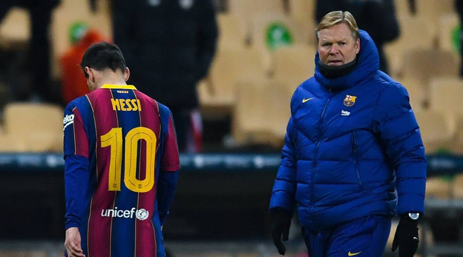 Koeman không dám khẳng định tương lai của Messi