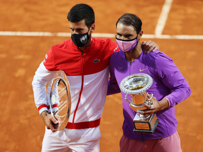 Djokovic để thua Nadal trong trận chung kết Rome Masters 2021