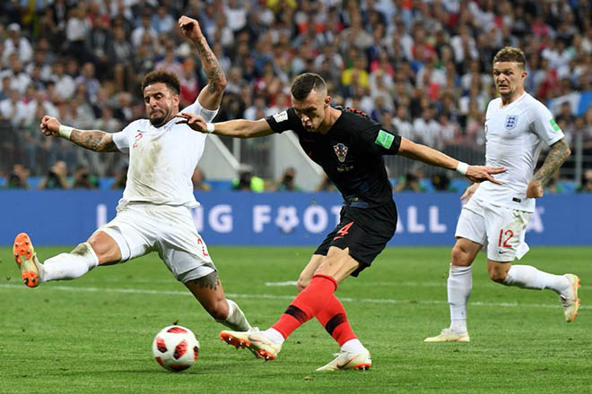 ĐT Anh (áo trắng) có cơ hội phục hận Croatia sau World Cup 2018