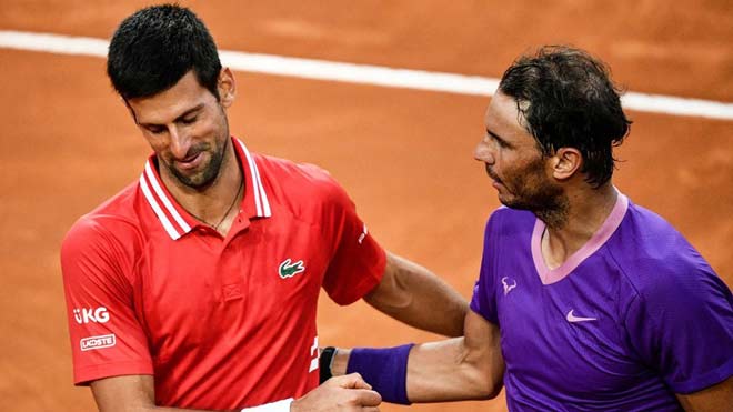 Djokovic thua đau Nadal ở trận chung kết đơn nam Rome Masters năm nay sau màn kịch chiến 3 set hấp dẫn