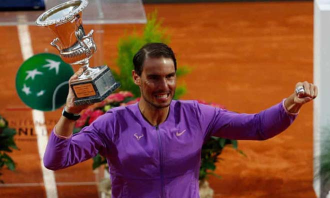 Rafael Nadal với chức vô địch Rome Masters