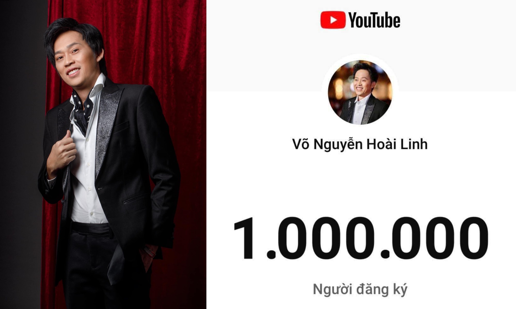 Kênh Youtube&nbsp;của NS Hoài Linh chạm ngưỡng nút vàng