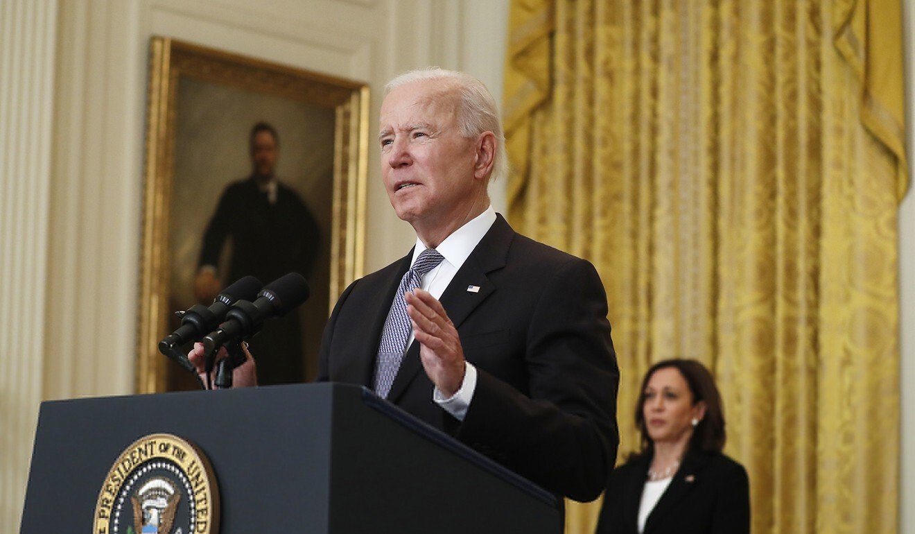 Tổng thống Mỹ Joe Biden phát biểu tại Nhà Trắng ngày 17.5.