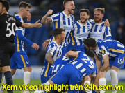 Bóng đá - Video Brighton - Man City: Thần sầu ngược dòng 5 bàn, đánh đổ tân vương