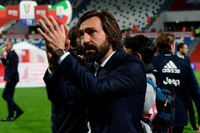 HLV Pirlo muốn tiếp tục dẫn dắt Juventus