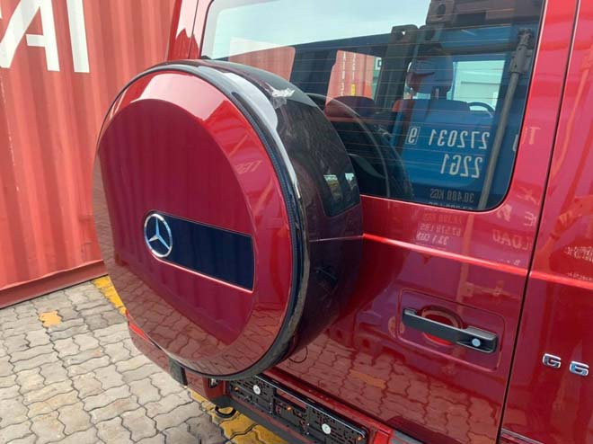 &#34;Khui thùng&#34; Mercedes-AMG G63 vừa về nước với ngoại thất màu đỏ nổi bật - 5