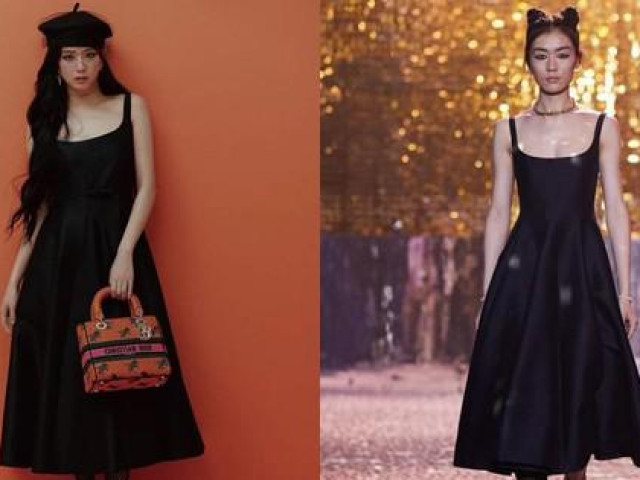 Diện trang phục Dior được lấy cảm hứng từ chính mình, Jisoo có đẹp hơn người mẫu?