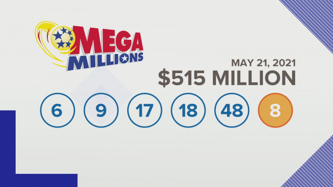 Giải độc đắc Mega Millions 515 triệu USD quay tối 21-5 đã thuộc về một cá nhân ở bang Pennsylvania – Mỹ. Ảnh: WeAreIowa