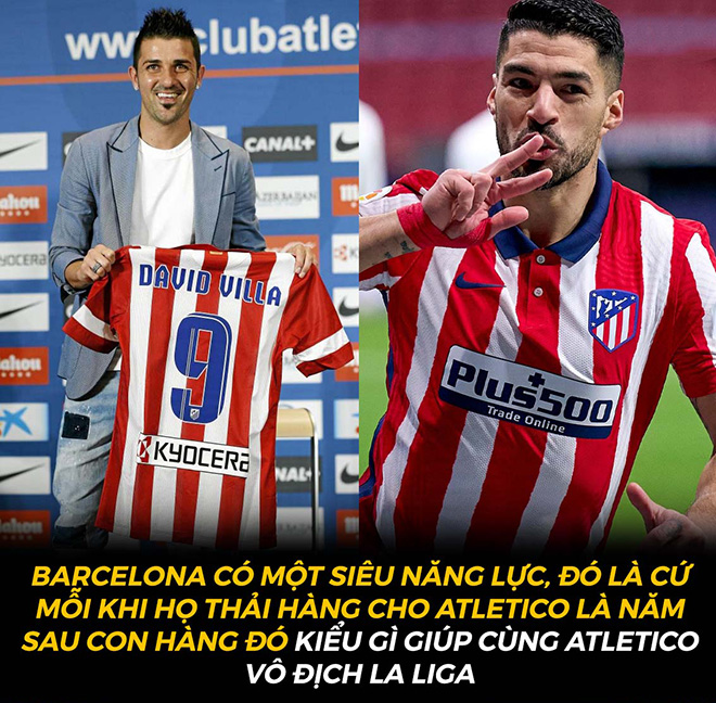 Atletico muốn vô địch thì cứ mua tiền đạo của Barca nhé.