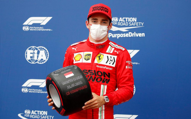 Leclerc (đội đua Ferrari) đoạt pole chặng đua Monaco GP 2021.