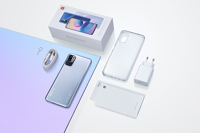 Redmi Note 10 5G lên kệ độc quyền tại Thế Giới Di Động với mức giả khoảng 5 triệu đồng.