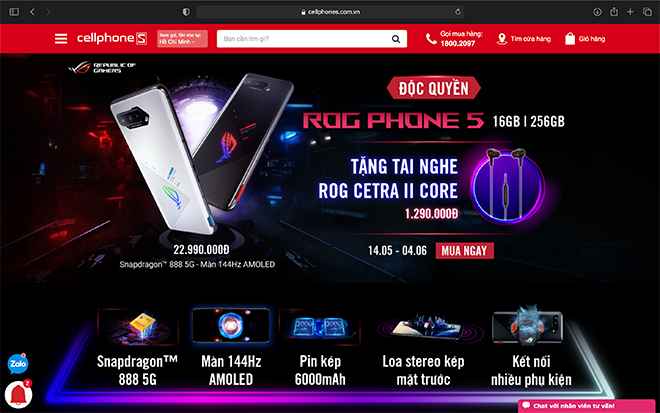 CellphoneS độc quyền mang Asus ROG Phone 5 về Việt Nam - 5