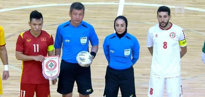 ĐT Futsal Việt Nam chơi tự tin khi đối đầu đối thủ Lebanon