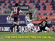 Bóng đá - Video Bologna - Juventus: 5 bàn ngày không Ronaldo, thoát hiểm ngoạn mục