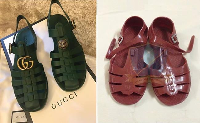 Theo đánh giá của nhiều người, thiết kế này của Gucci không khác gì… dép rọ bộ đội của Việt Nam.
