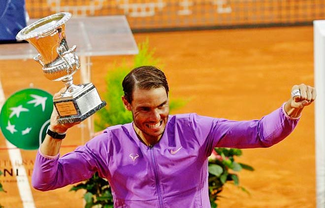 Nadal đoạt chức vô địch Rome Masters 2021