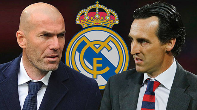 HLV Emery có khả năng thay thế Zidane ở Real Madrid