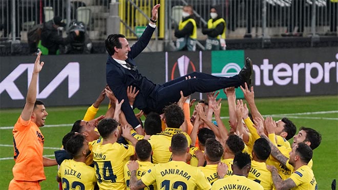 HLV Emery giúp Villarreal vô địch Europa League lần đầu tiên lịch sử CLB