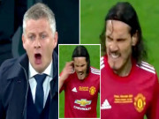 Bóng đá - MU thua đau chung kết Europa League, Cavani &quot;bật&quot; Solskjaer ngay trên sân