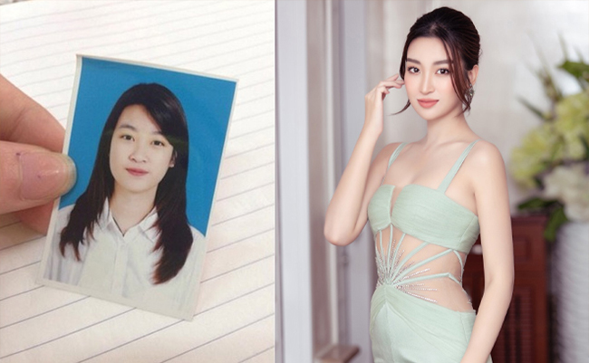 Tuy chất lượng ảnh không rõ lắm, nhưng công chúng vẫn phải trầm trồ trước nhan sắc của Hoa hậu Việt Nam năm 2016. Bức ảnh thẻ từ hồi cấp 3 của người đẹp cho thấy gương mặt thanh tú ngay từ khi còn ở tuổi vị thành niên. 
