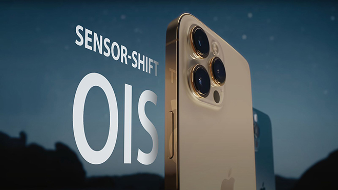 Tính năng dịch chuyển cảm biến OIS sẽ có trên cả dòng iPhone 13.