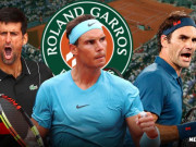 Thể thao - Lịch thi đấu tennis đơn nam giải Roland Garros 2021