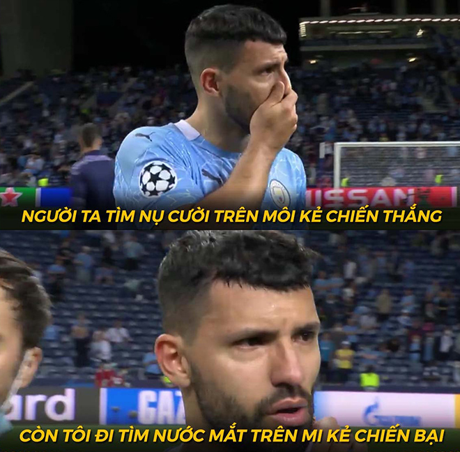 CÒn gì nữa đâu mà khóc với sầu, ngày chia tay Man City quá buồn của Aguero.