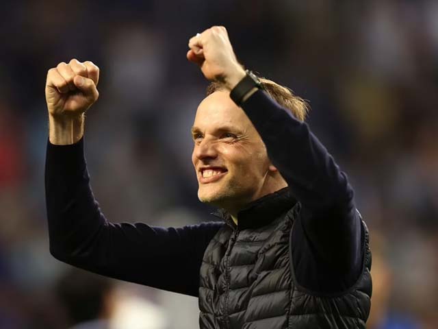 Tuchel ăn mừng chiến tích vô địch Champions League