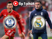 Bóng đá - Real nhắm HLV Galtier thay Zidane, Lewandowski &quot;thả thính&quot; vua châu Âu Chelsea (Clip 1 phút Bóng đá 24H)