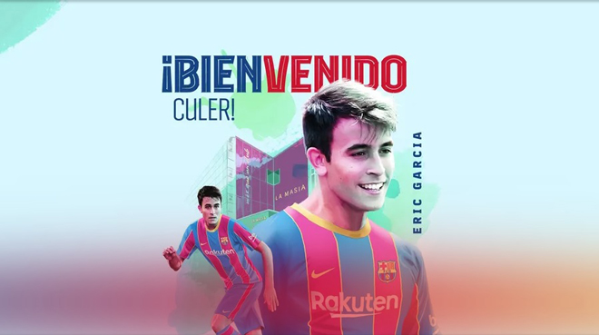 Eric Garcia gia nhập Barcelona dưới dạng chuyển nhượng tự do