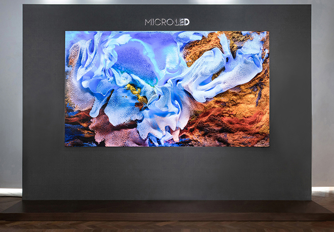 Màn hình Samsung MicroLED.