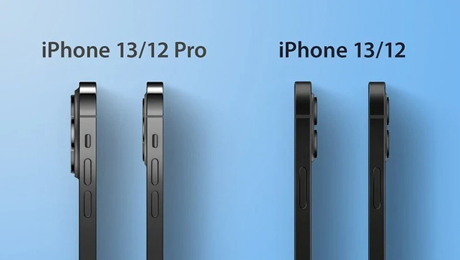 iPhone 13 và iPhone 13 Pro sẽ dày hơn iPhone 12.