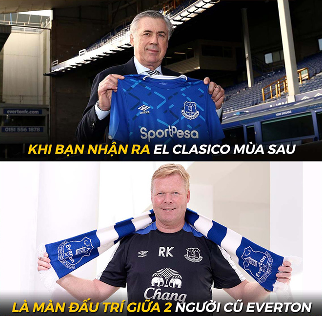 Những người cũ Everton sẽ đối đầu nhau ở El Clasico.