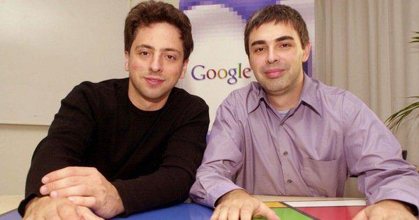 Tài sản của hai nhà đồng sáng lập Google Larry Page và Sergey Brin vượt mốc 100 tỷ USD.