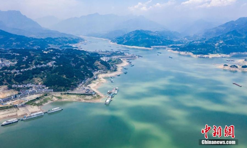 Mực nước hồ chứa đập Tam Hiệp giảm còn 149,4 mét.