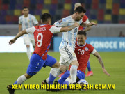 Bóng đá - Video Argentina - Chile: Messi &quot;thông nòng&quot; vẫn hứng kết cục tiếc nuối