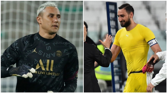 Donnarumma sẽ đối đầu với Keylor Navas để có một suất đá chính tại PSG