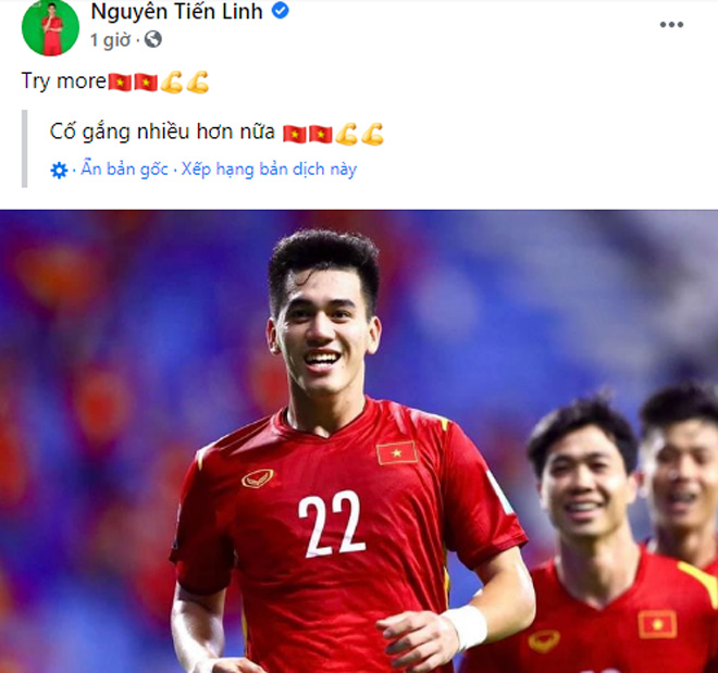 Tiến Linh chia sẻ niềm vui, tự nhủ phải cố gắng hơn nữa sau trận đấu với đội tuyển Indonesia