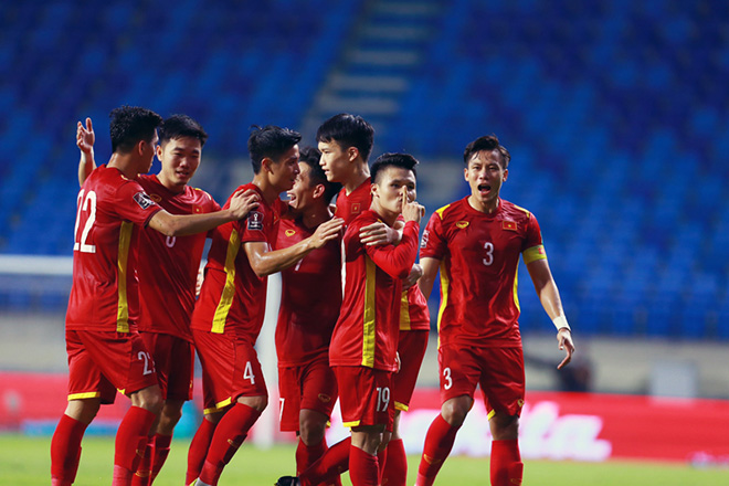 Đội tuyển Việt Nam giành chiến thắng 4-0 trước ĐT Indonesia. Ảnh: Tuấn Hữu.